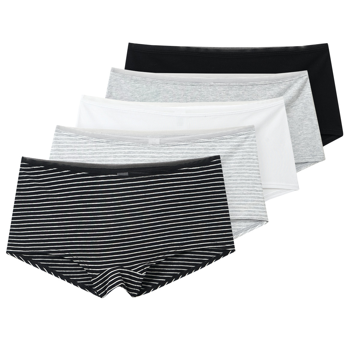 5 Damen Shorts aus Baumwolle