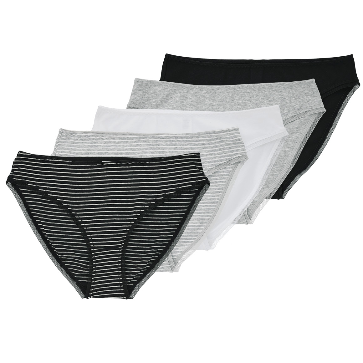 5 Damen Slips aus Baumwolle