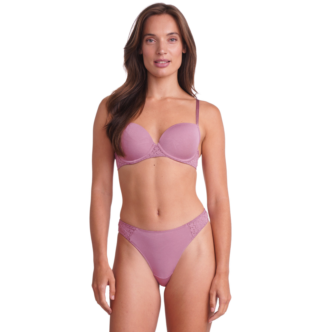 2 Damen Bügel-BHs mit floraler Spitze