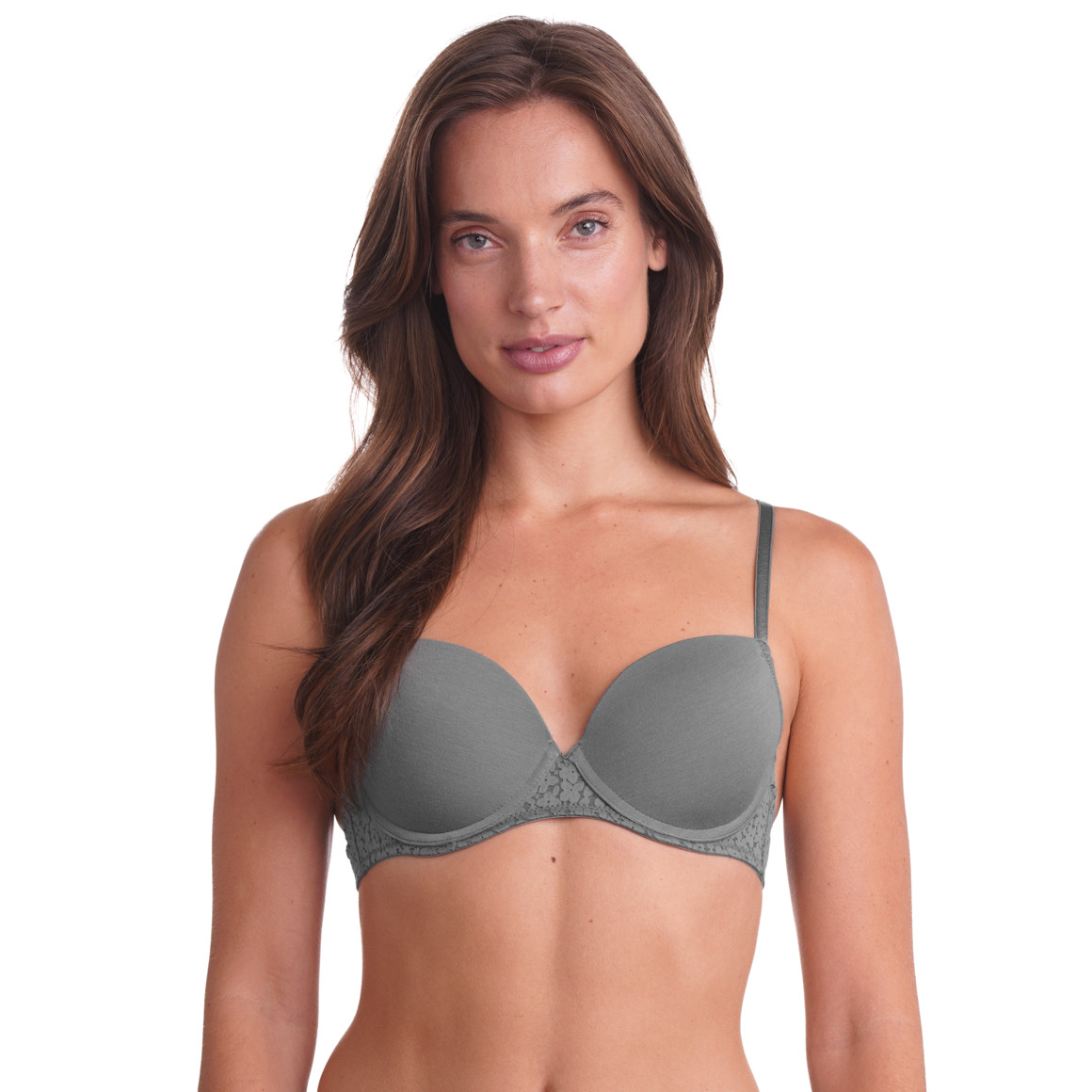 2 Damen Bügel-BHs mit floraler Spitze