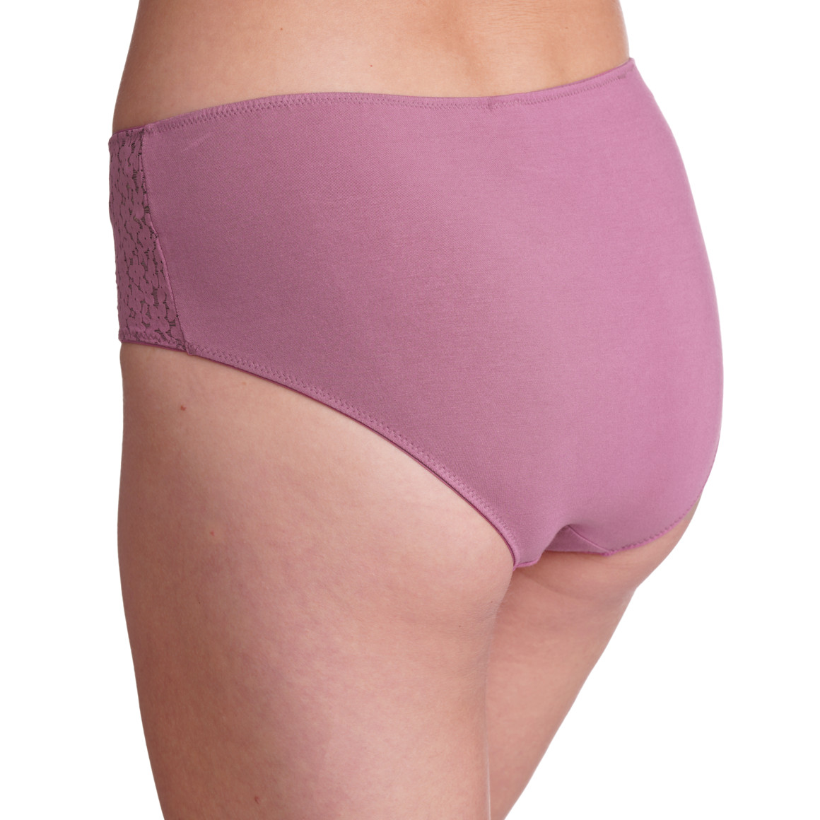 2 damesslips met bloemenkant