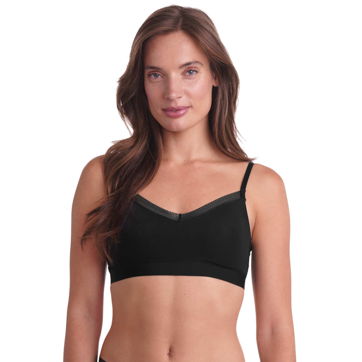 Damen Seamless-Bustier mit Spitze