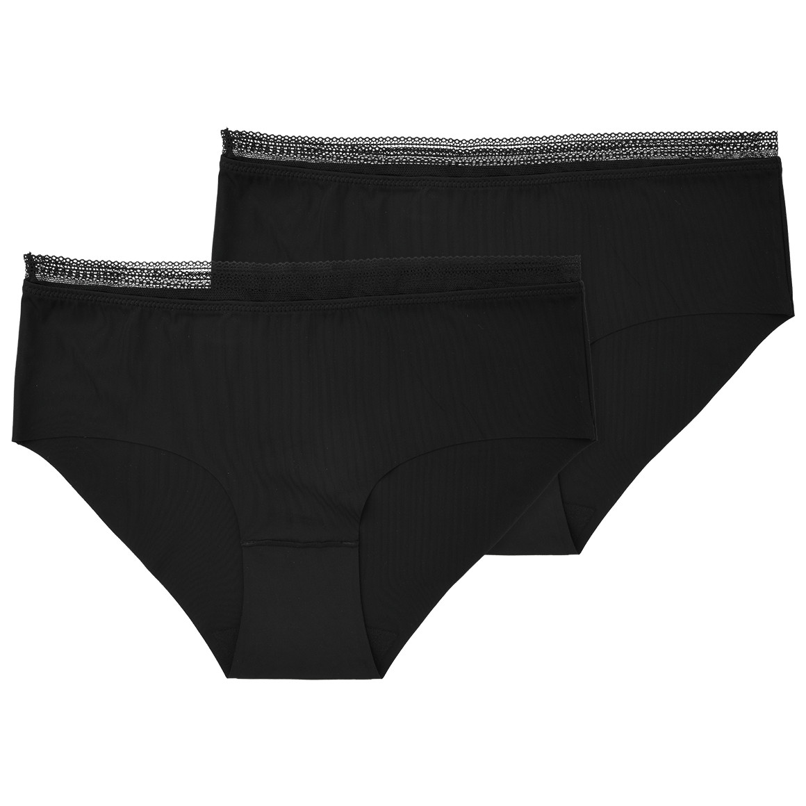 2 Damen Seamless-Pantys mit Spitze