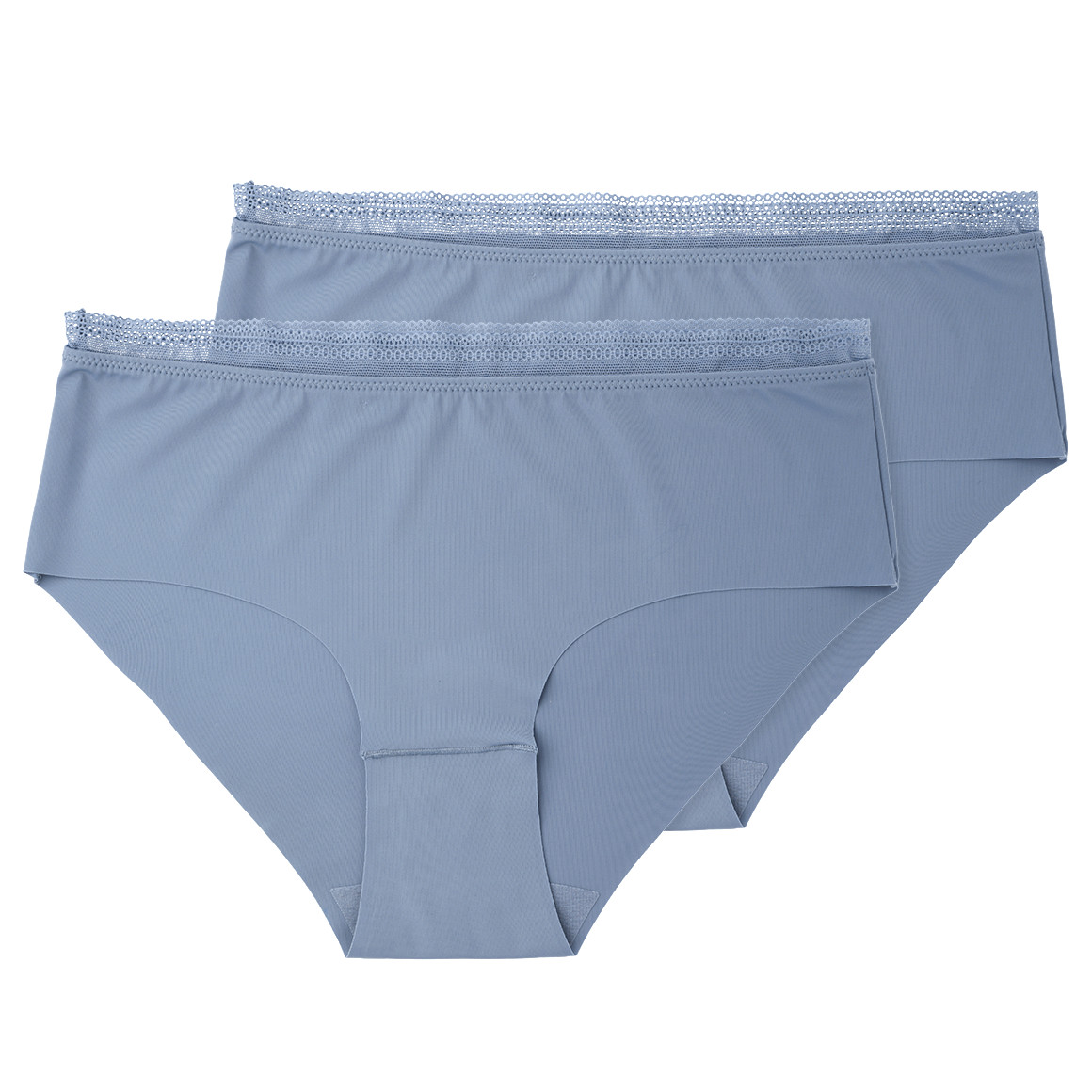 2 Damen Seamless-Pantys mit Spitze