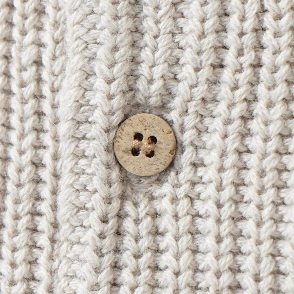 Baby Strickpullover mit Serafino-Ausschnitt