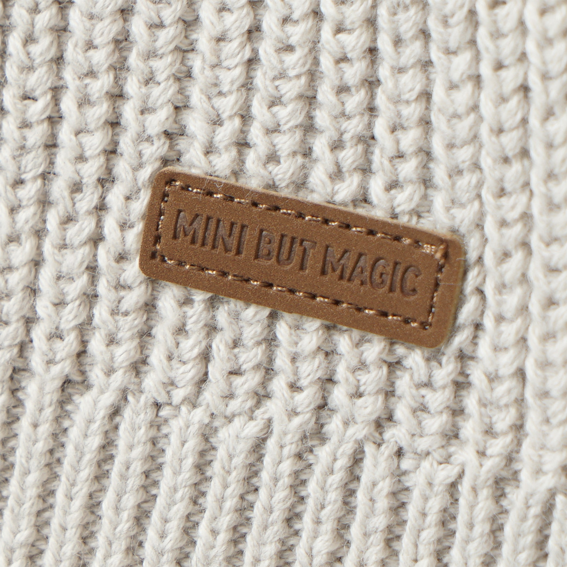 Baby Strickpullover mit Serafino-Ausschnitt