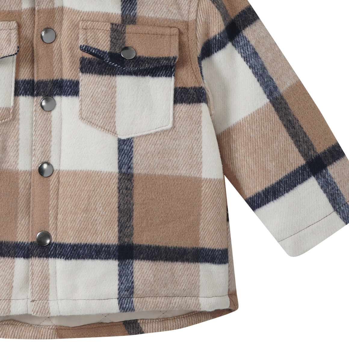 Baby fleecejack met capuchon