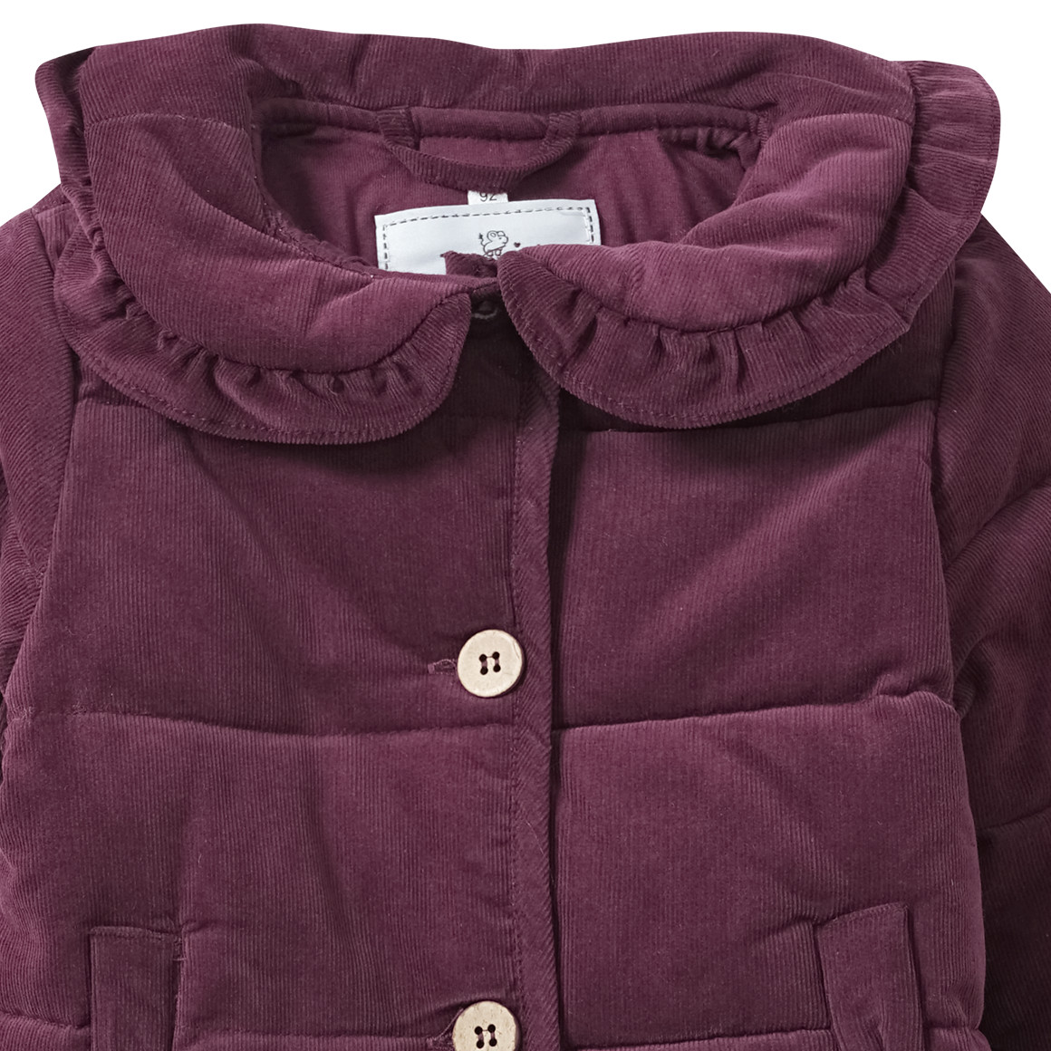 Babyjasje van fijn ribfluweel