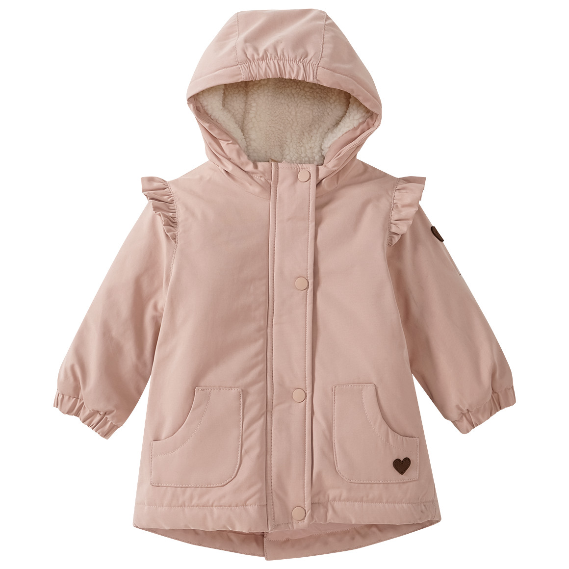 Babyparka met knusse capuchon