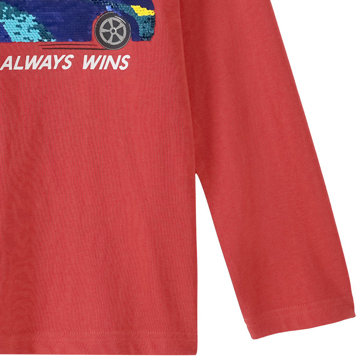 Jongens longsleeve met omkeerbare pailletten