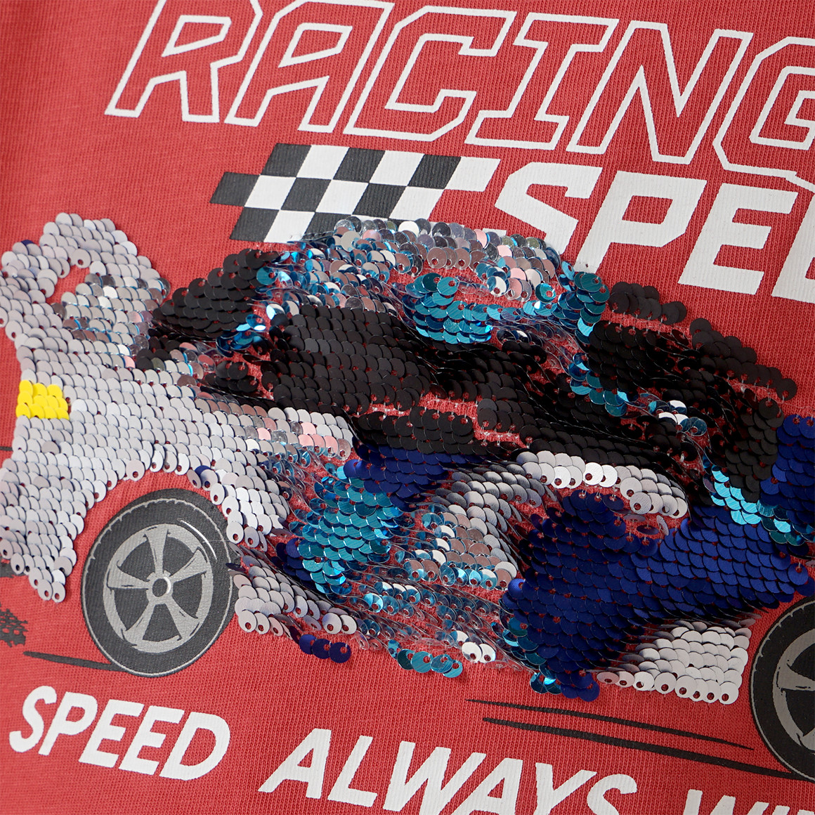 Jongens longsleeve met omkeerbare pailletten