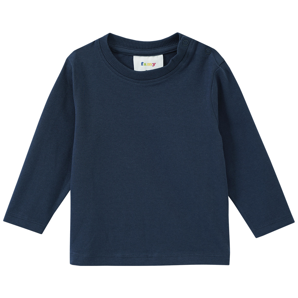 3 Baby Langarmshirts im Basic-Look