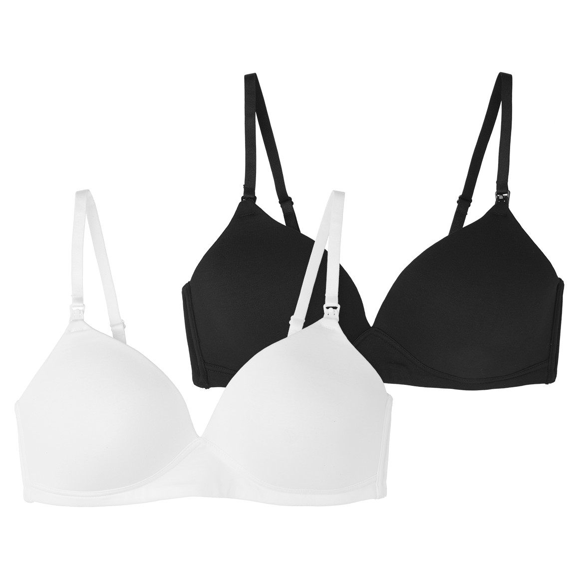 2 Damen Still-BHs mit Bio-Baumwolle