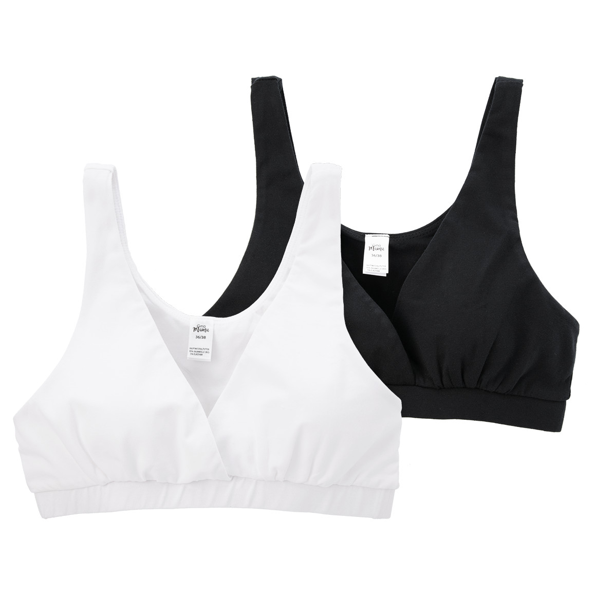 2 Damen Still-Bustiers in unifarben