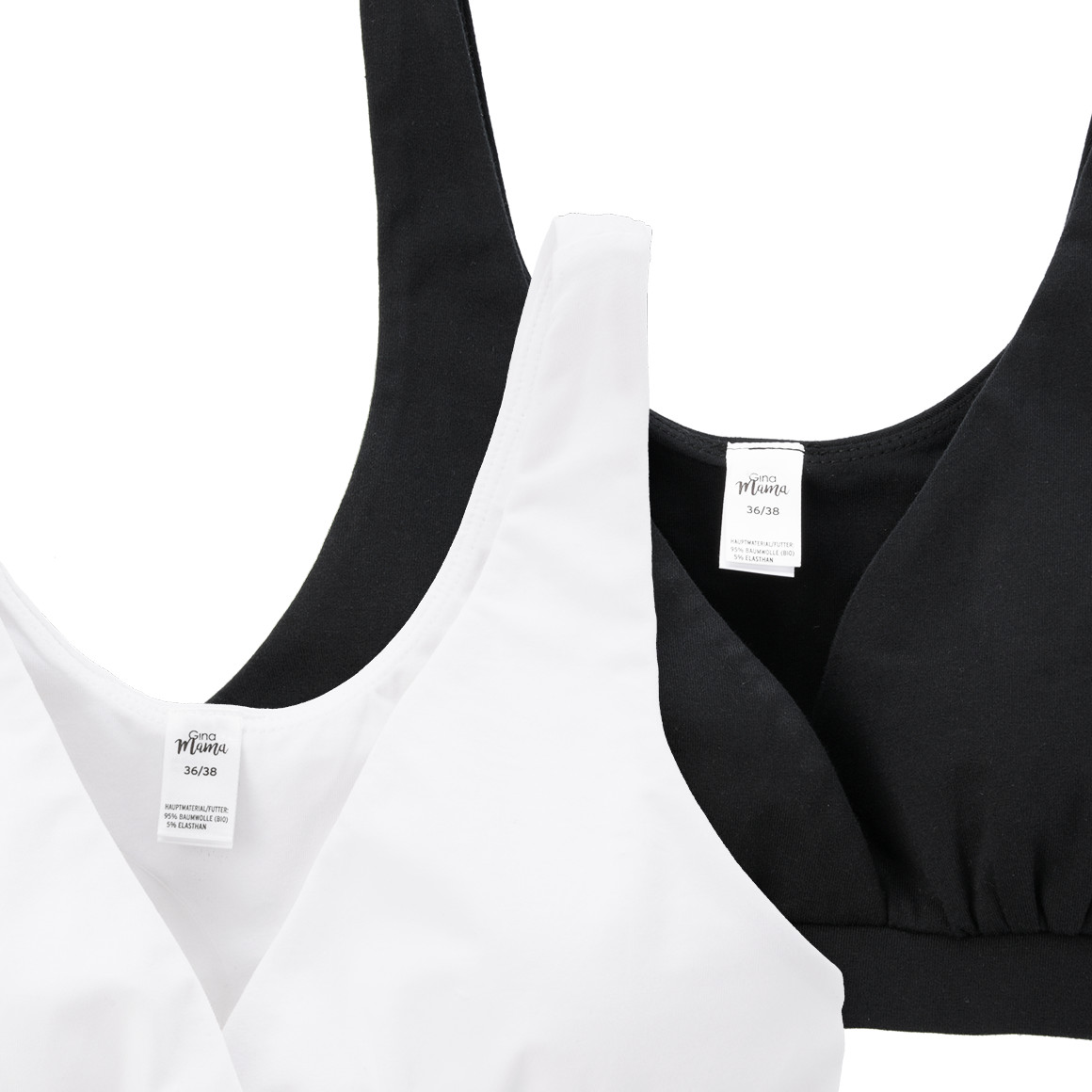 2 Damen Still-Bustiers in unifarben