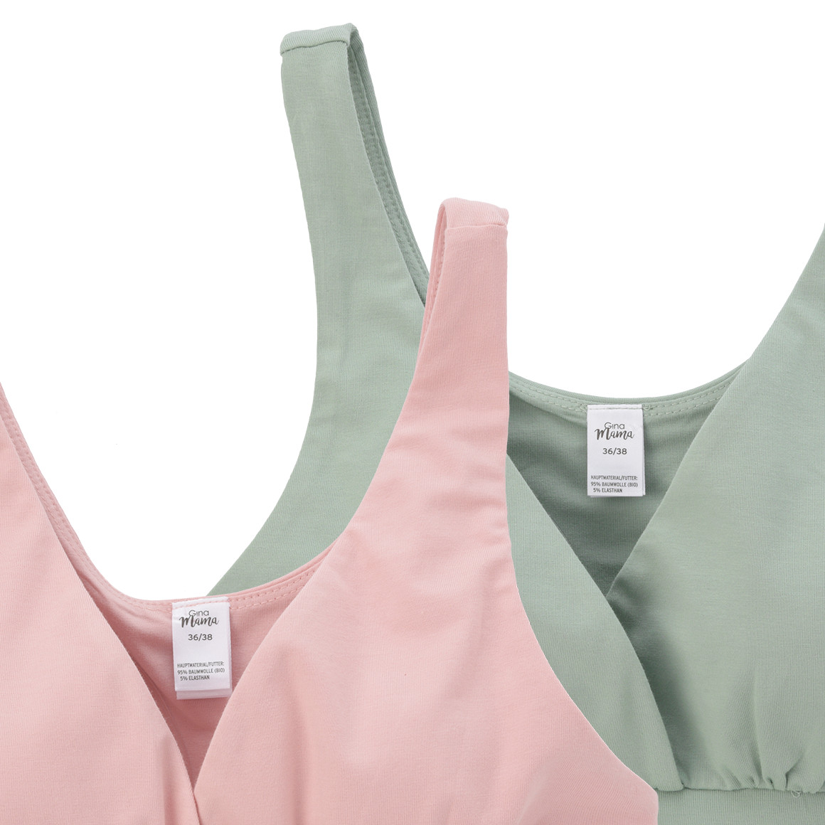 2 dames borstvoedingsbustiers