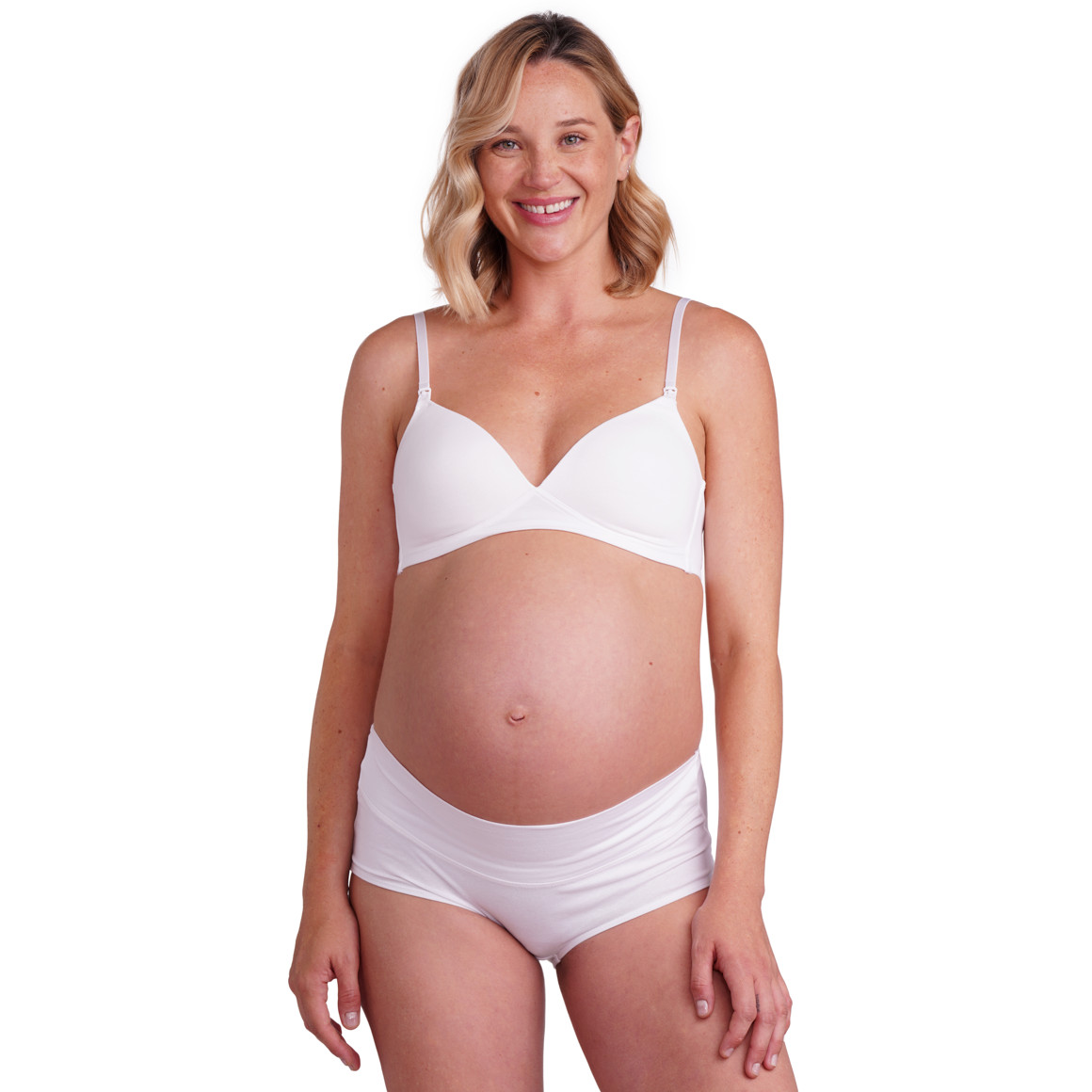 3 Damen Umstands-Slips mit Bio-Baumwolle