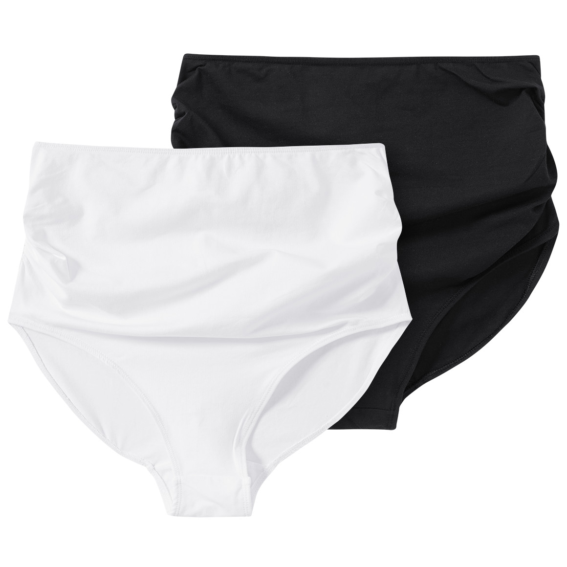 2 Damen Umstands-Slips im Basic-Look