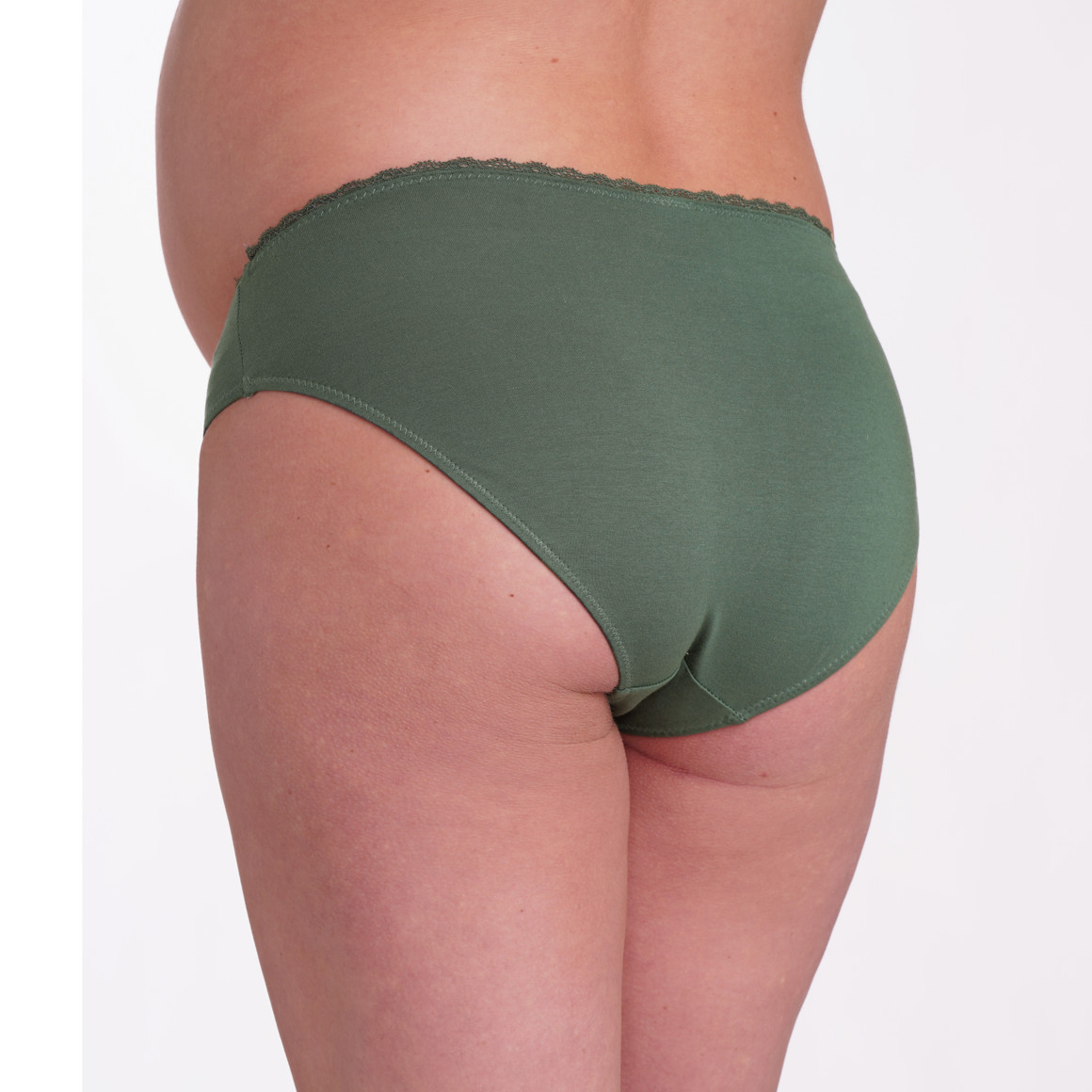 2 Damen Umstands-Slips mit Bio-Baumwolle