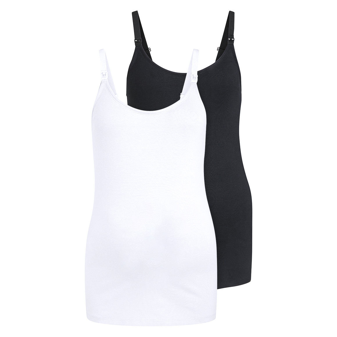 2 Damen Still-Unterhemden 