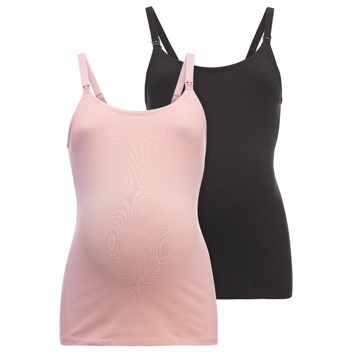 2 Damen Still-Unterhemden 