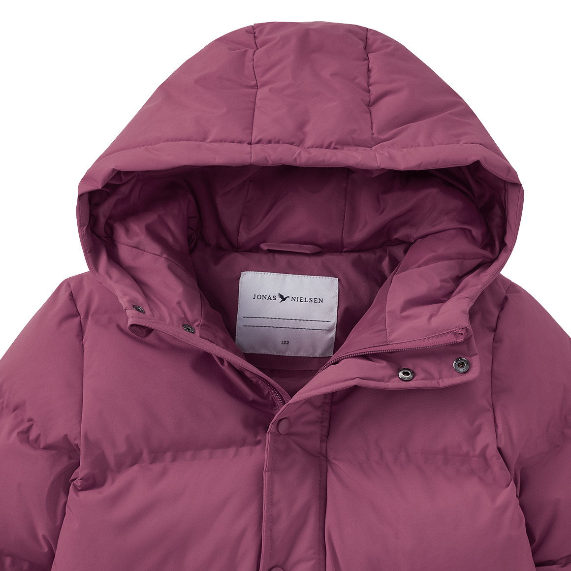 Gewatteerd kinderjack in effen kleuren