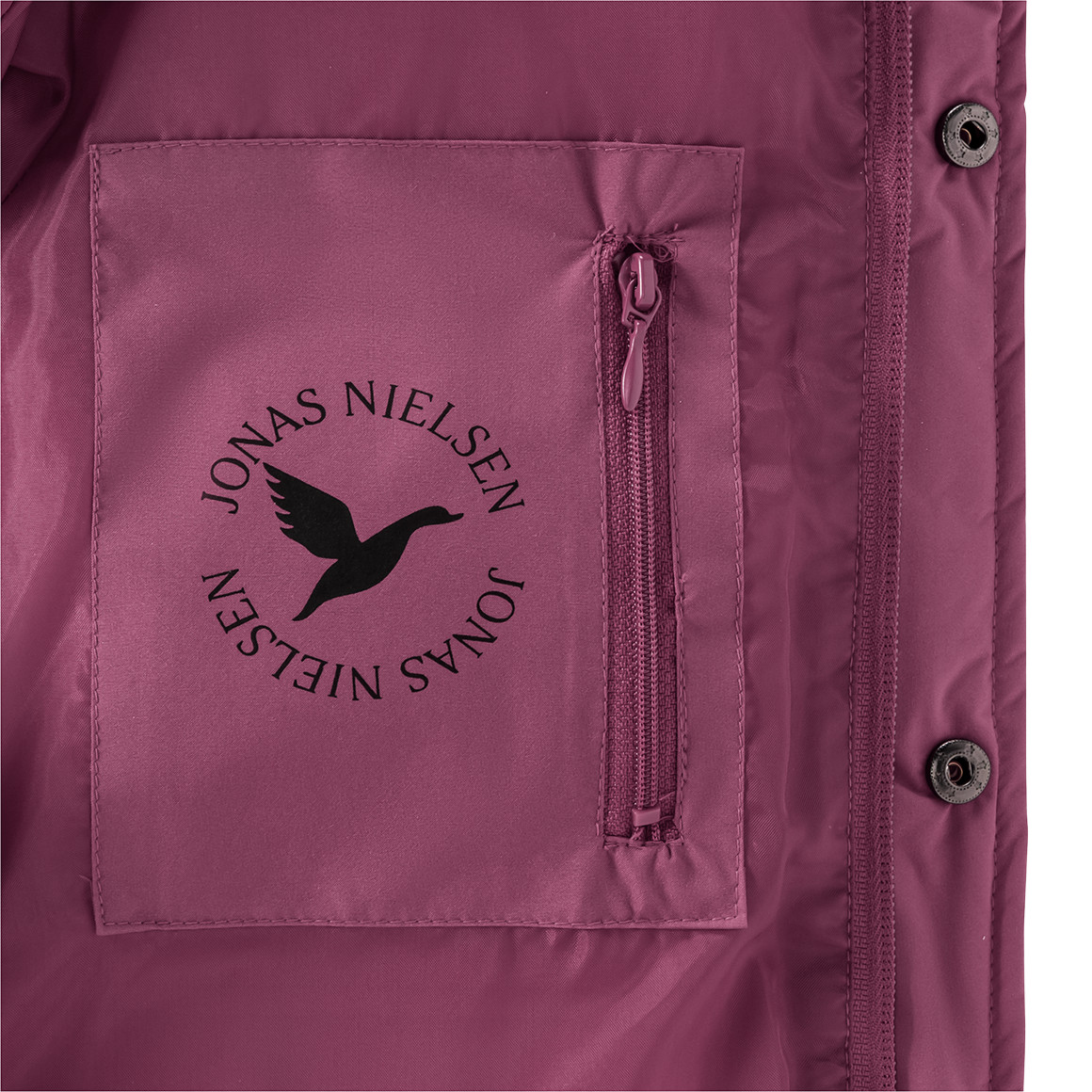 Gewatteerd kinderjack in effen kleuren