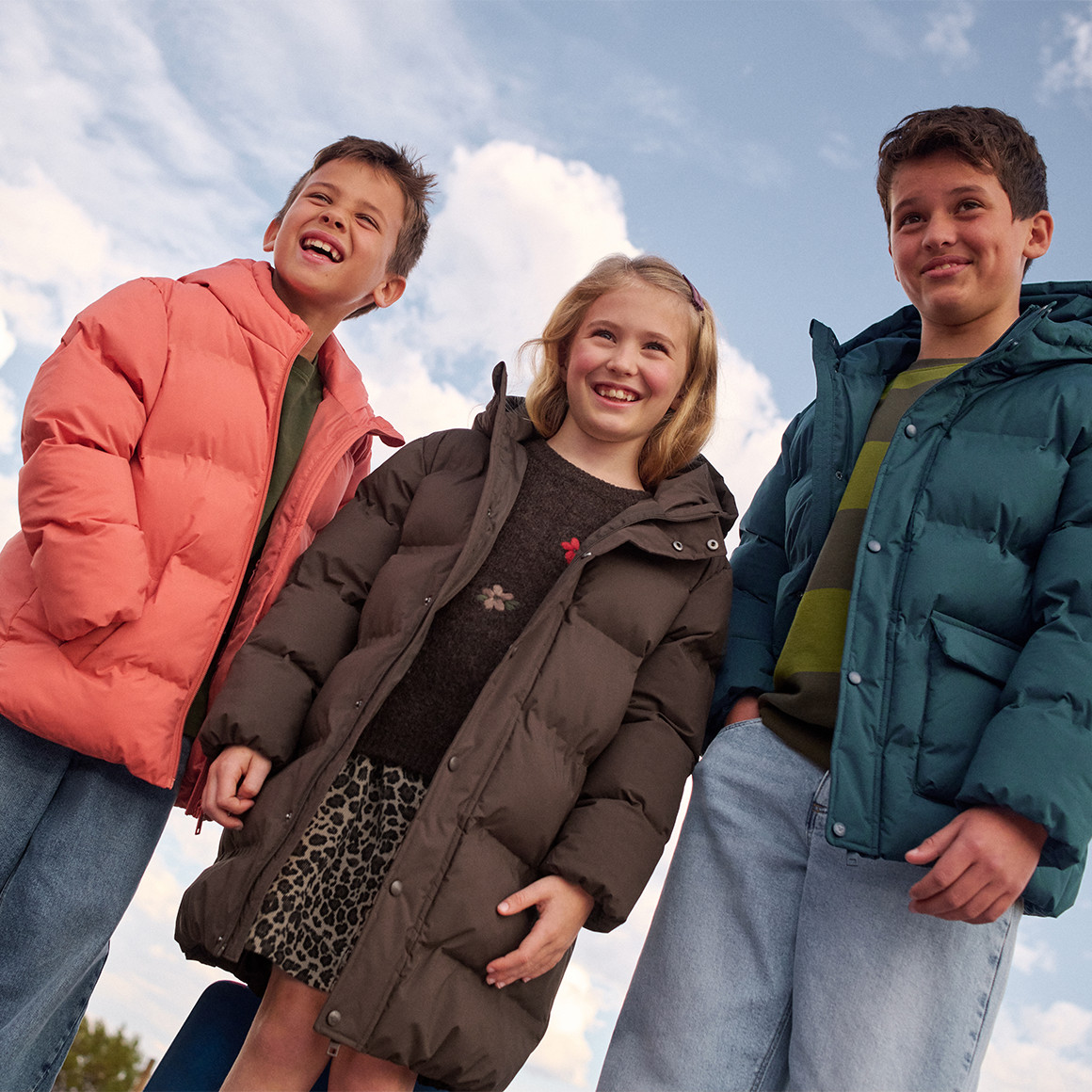 Effen pufferjas voor kinderen