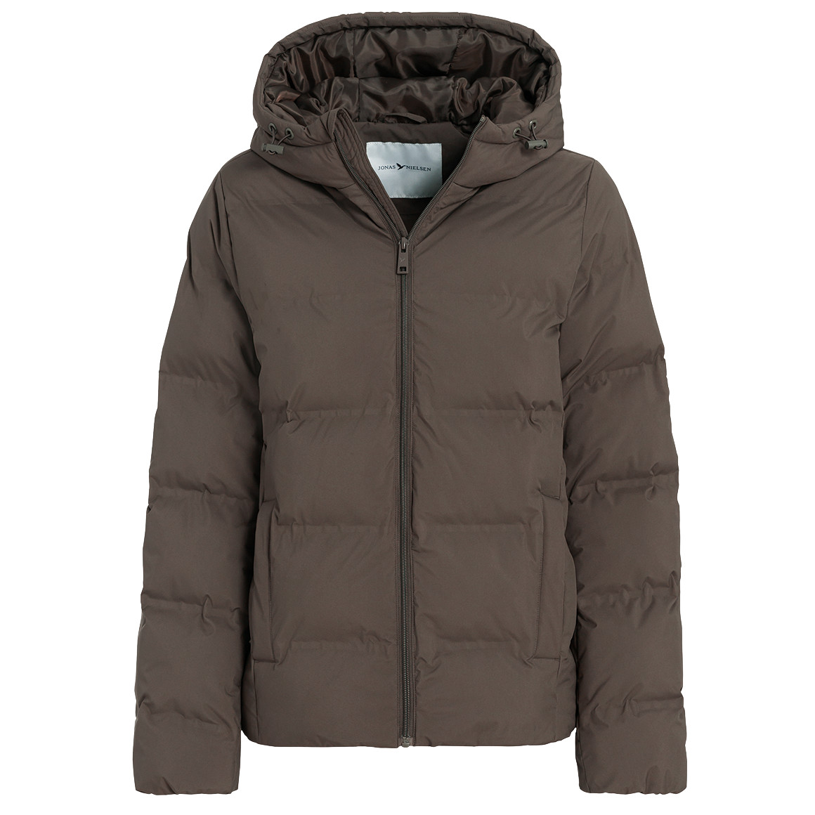 Dames pufferjas in effen kleur