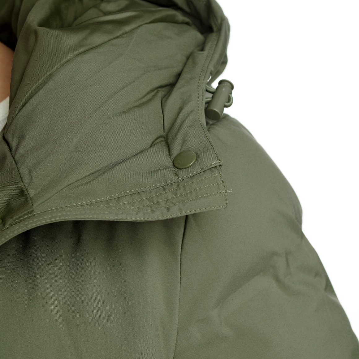 Dames puffermantel met capuchon
