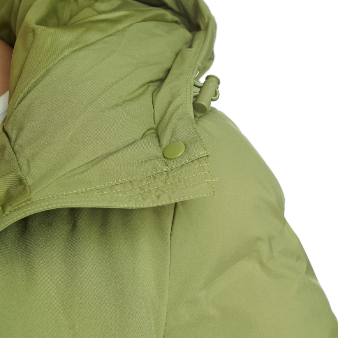 Dames puffermantel met capuchon