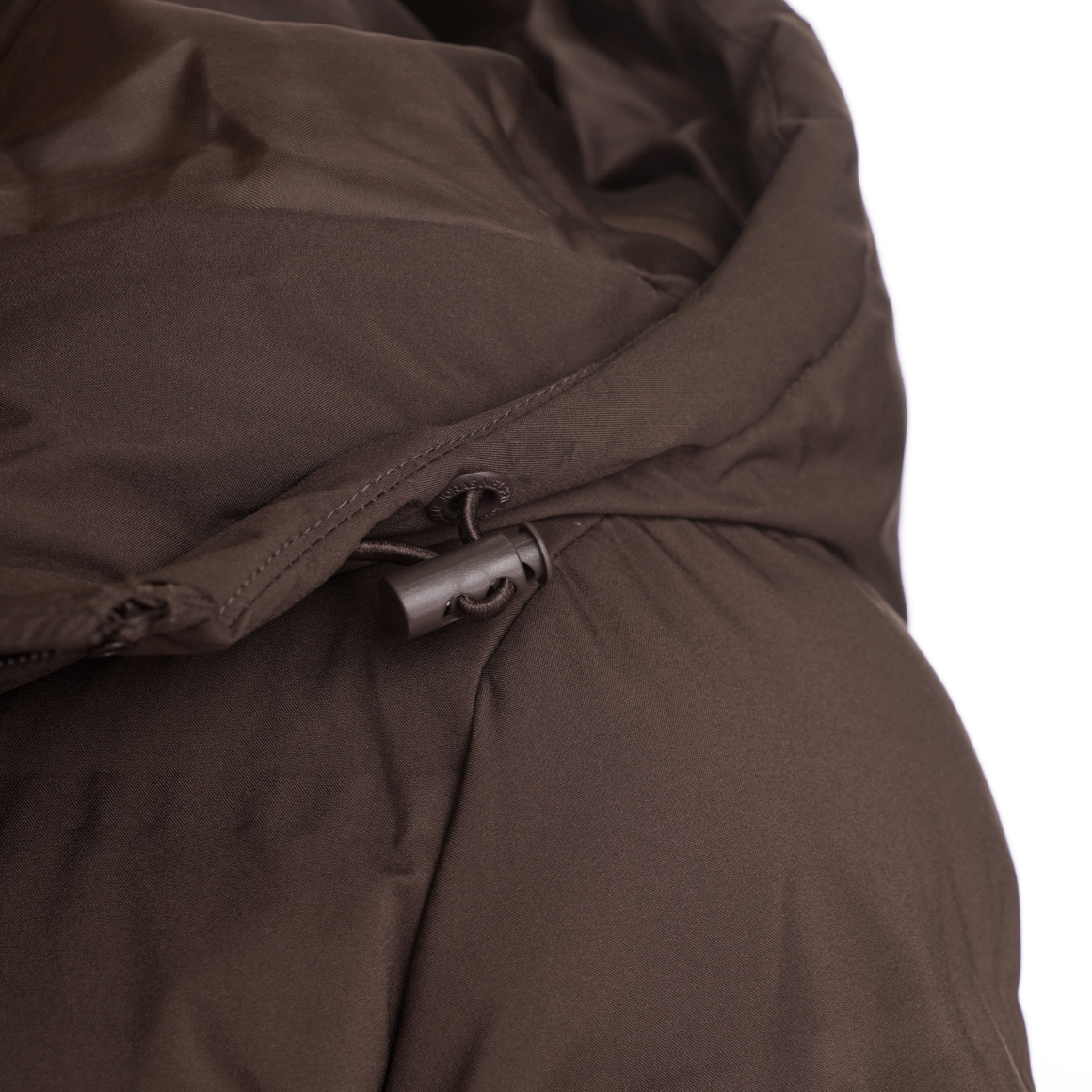 Dames puffermantel met capuchon