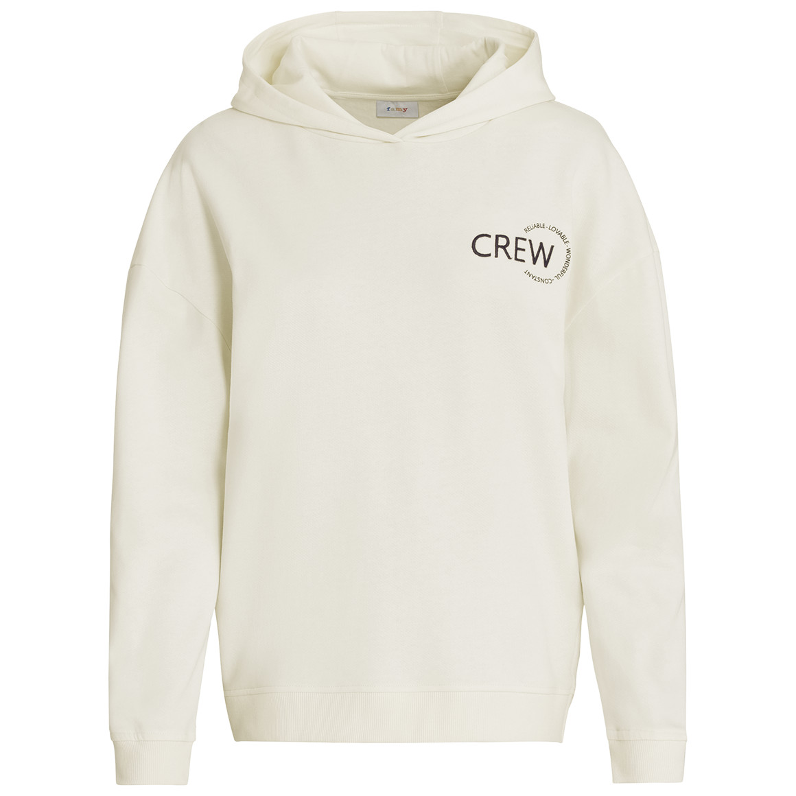 Dameshoodie met tekstprint