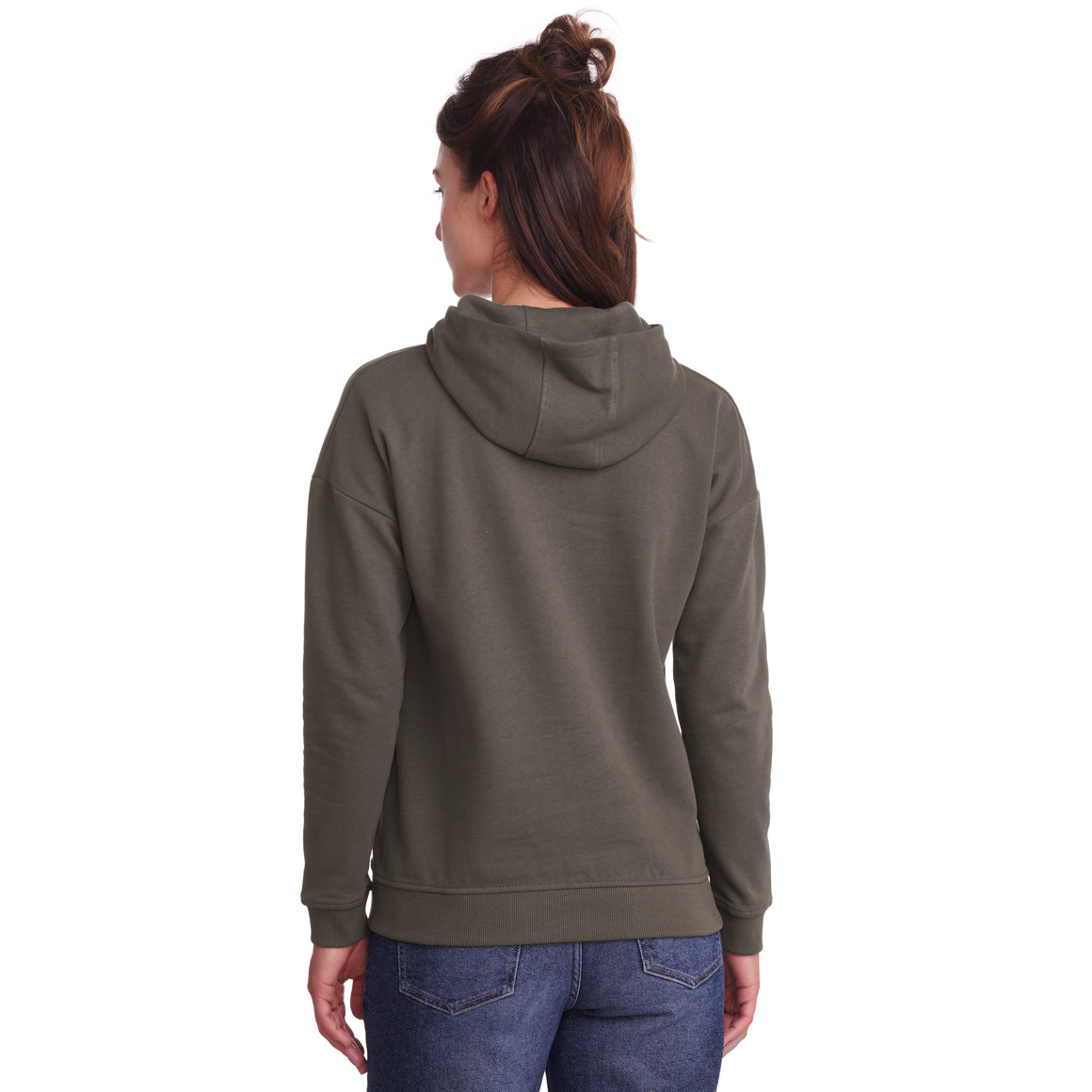 Dameshoodie met tekstprint