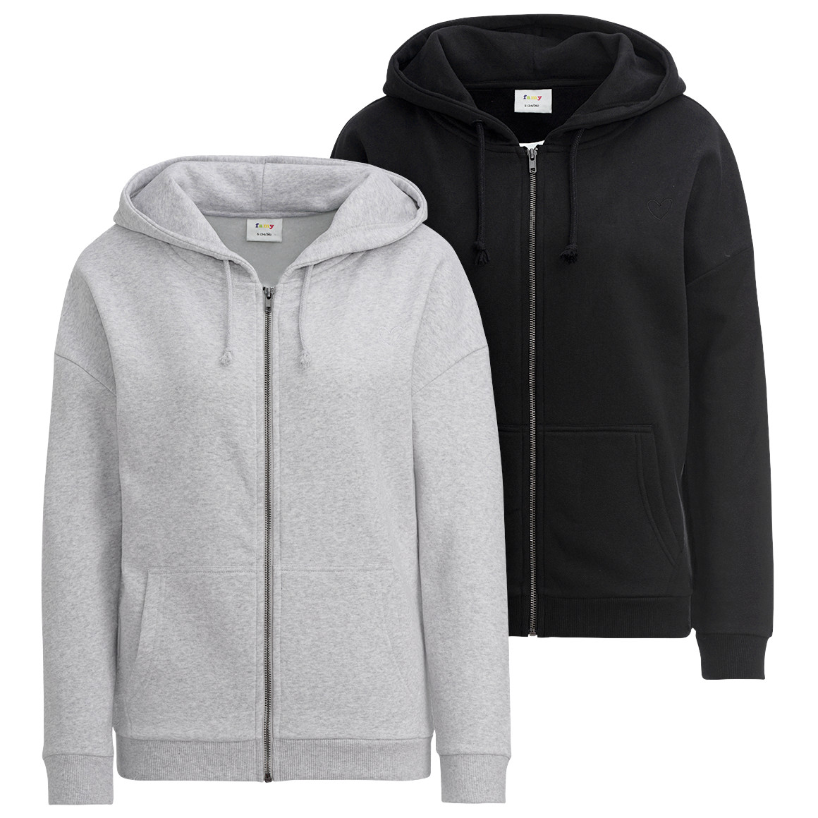 2 Damen Sweatjacken im Set