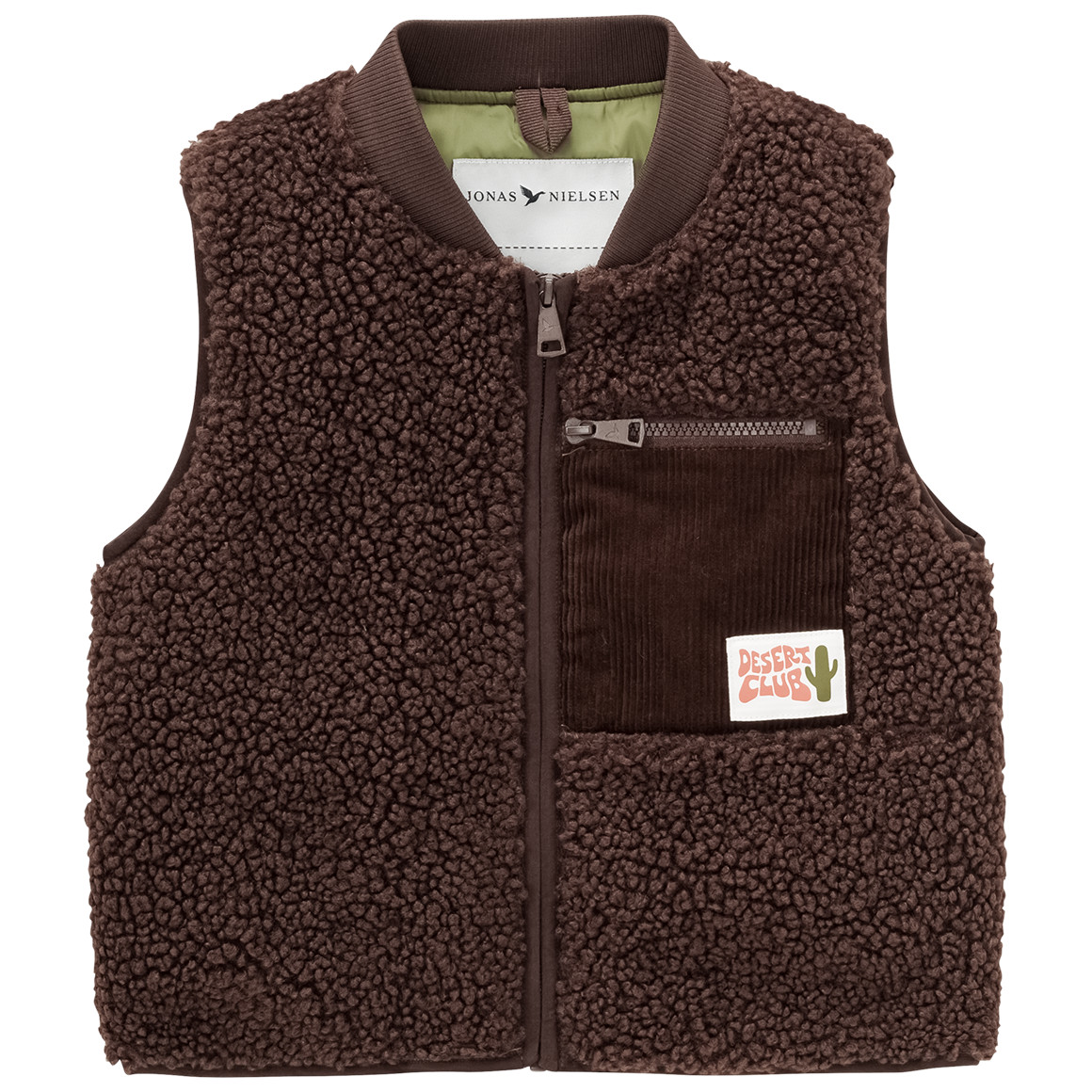 Jongens teddy vest van pluche