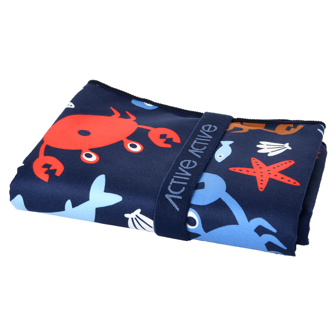 Microvezel handdoek met zeedier-motieven