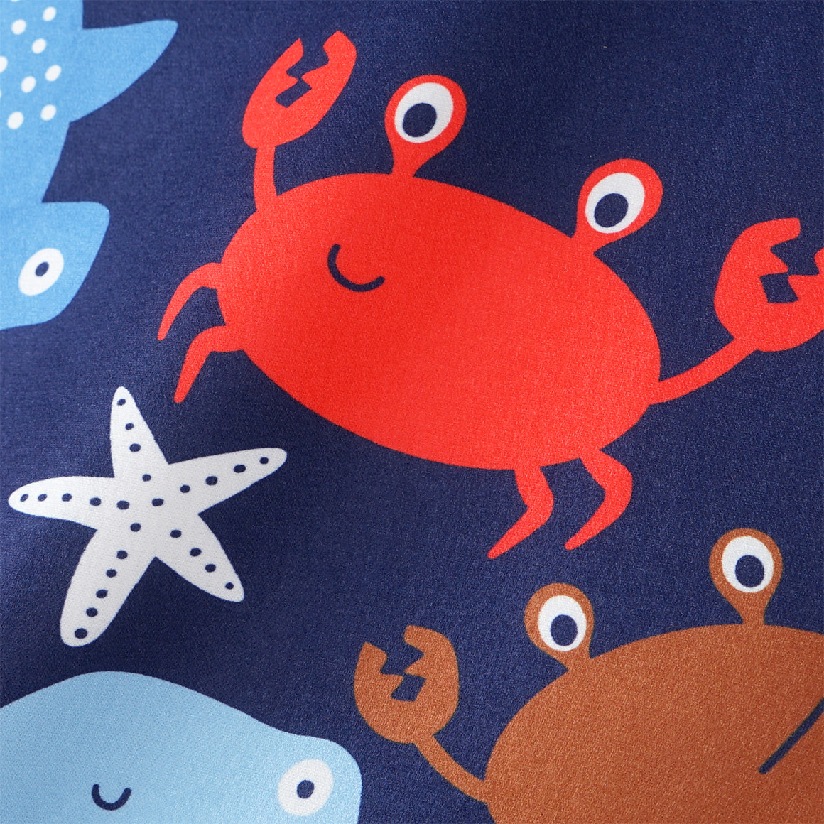 Microvezel handdoek met zeedier-motieven