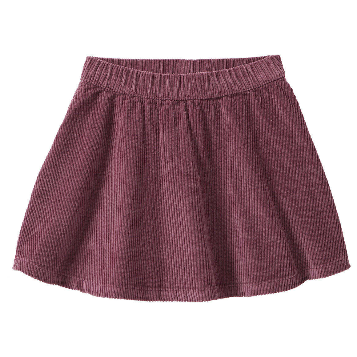 Corduroy meisjesrok met elastische tailleband