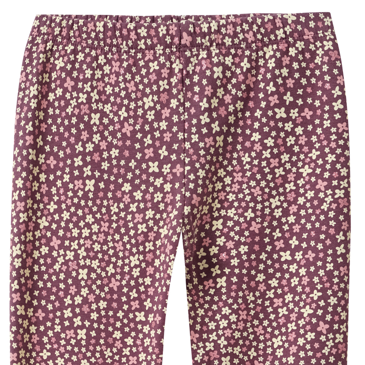 Legging voor meisjes met bloemen all-over
