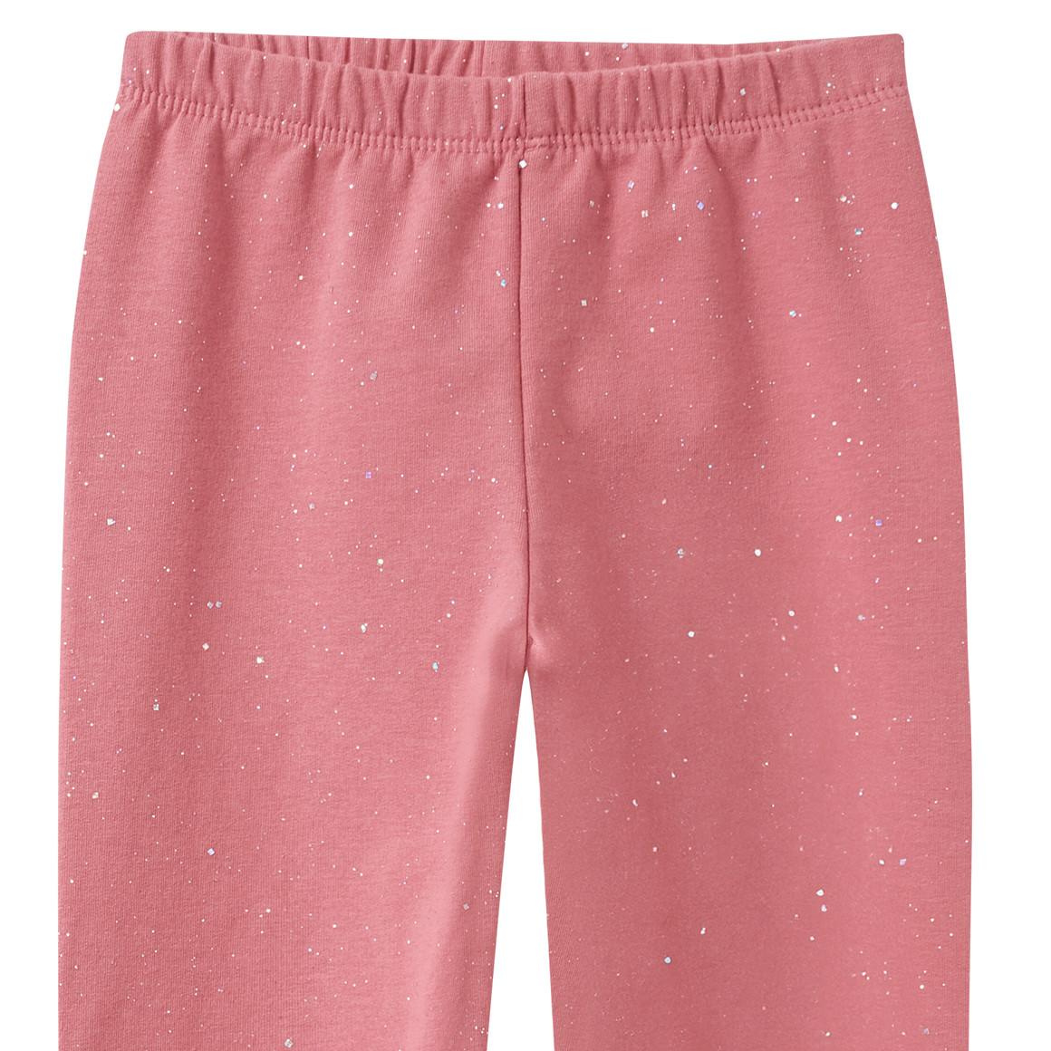 Meisjes leggings met glitterprint