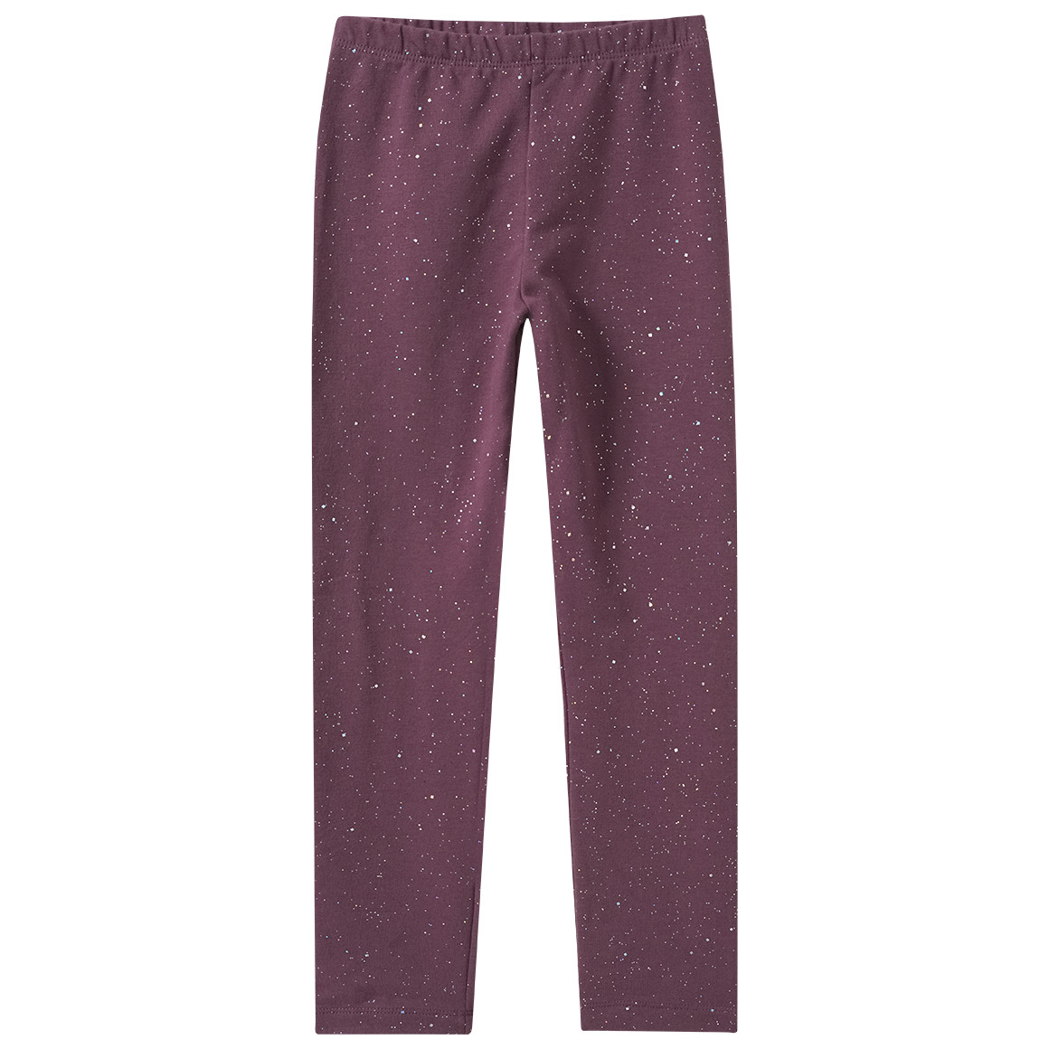 Meisjes leggings met glitterprint