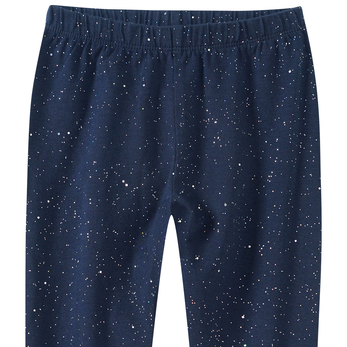 Meisjes leggings met glitterprint