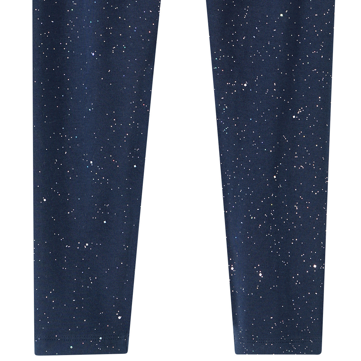 Meisjes leggings met glitterprint