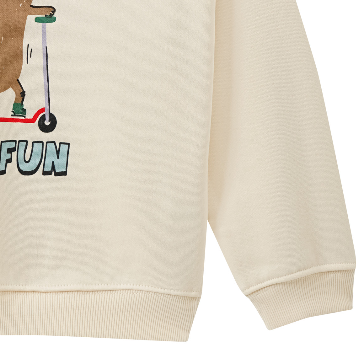 Kindersweatshirt met dierenprint