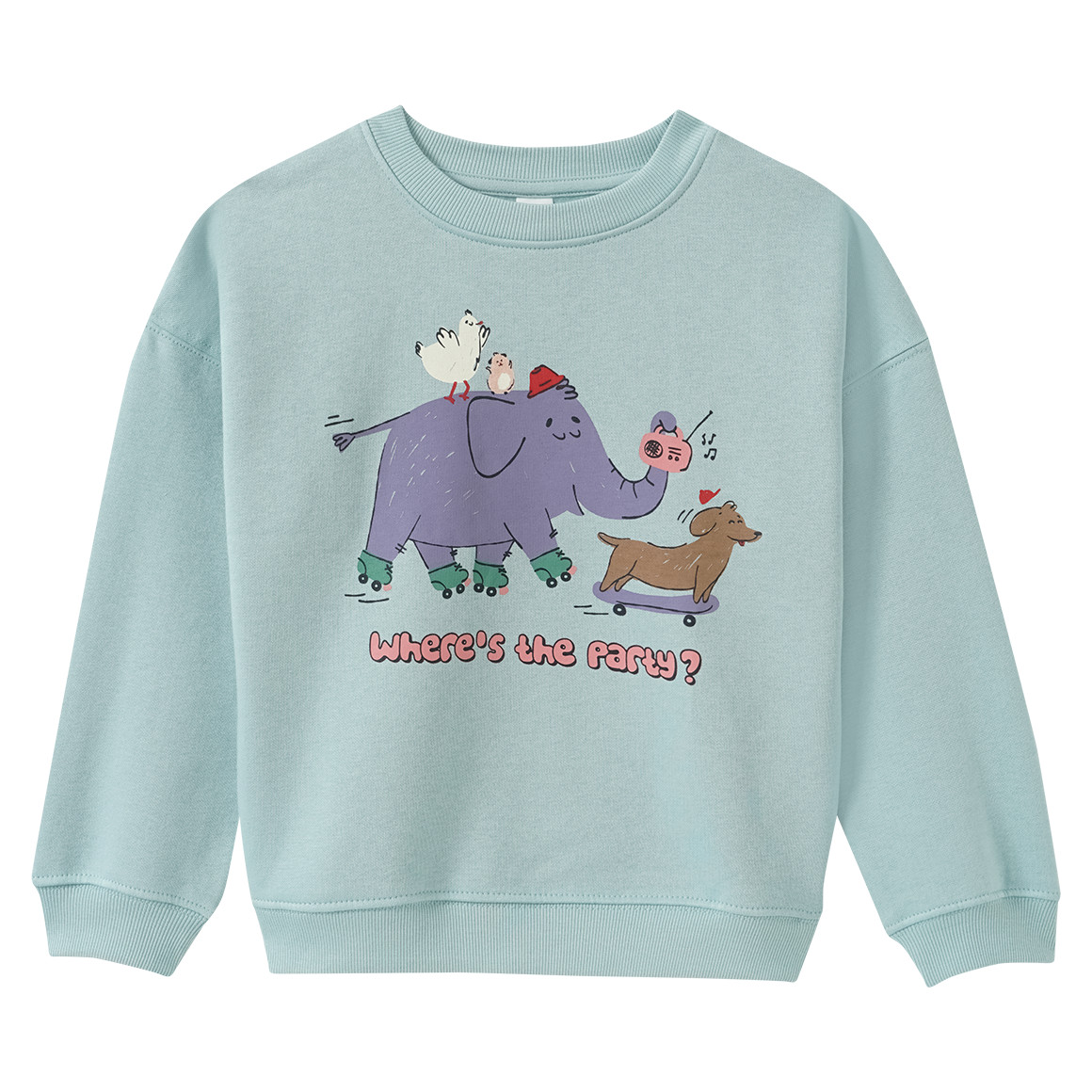 Kindersweatshirt met dierenprint