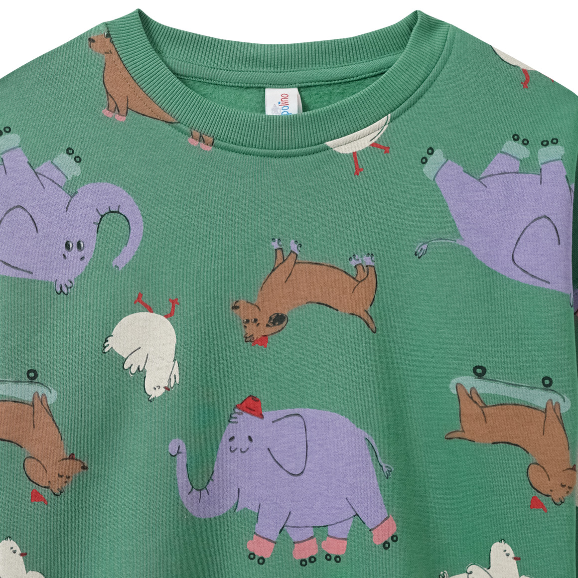 Kindersweatshirt met dierenprint