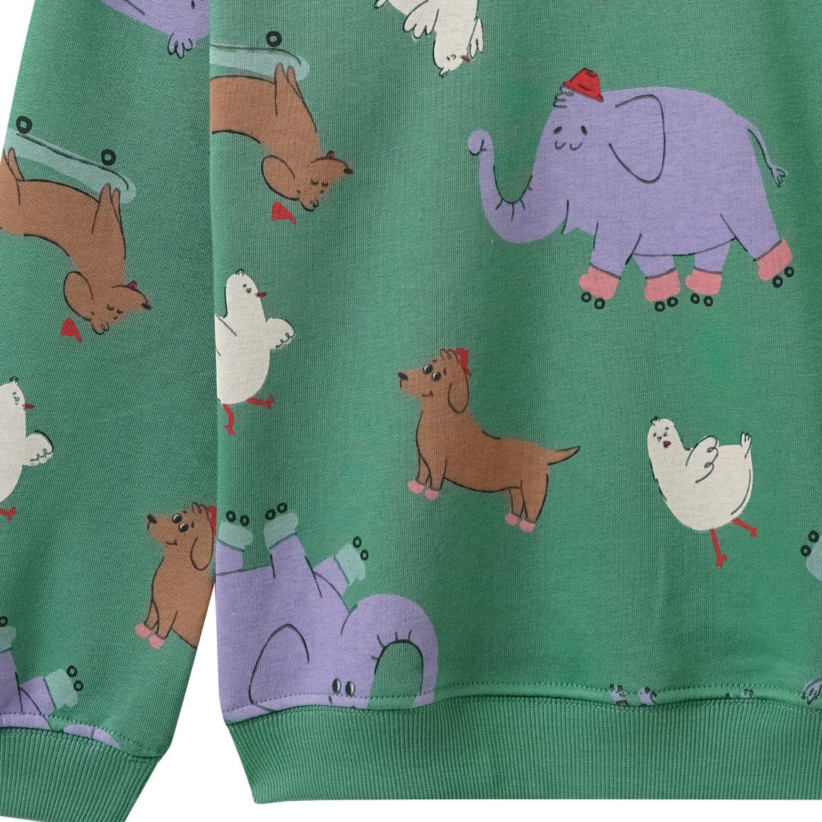Kindersweatshirt met dierenprint