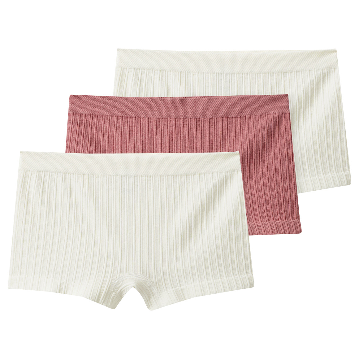 3 Meisjes Hipsters met geribbelde structuur