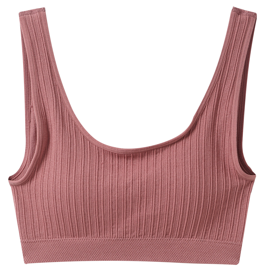 2 Mädchen Seamless-Bustiers in Unifarben